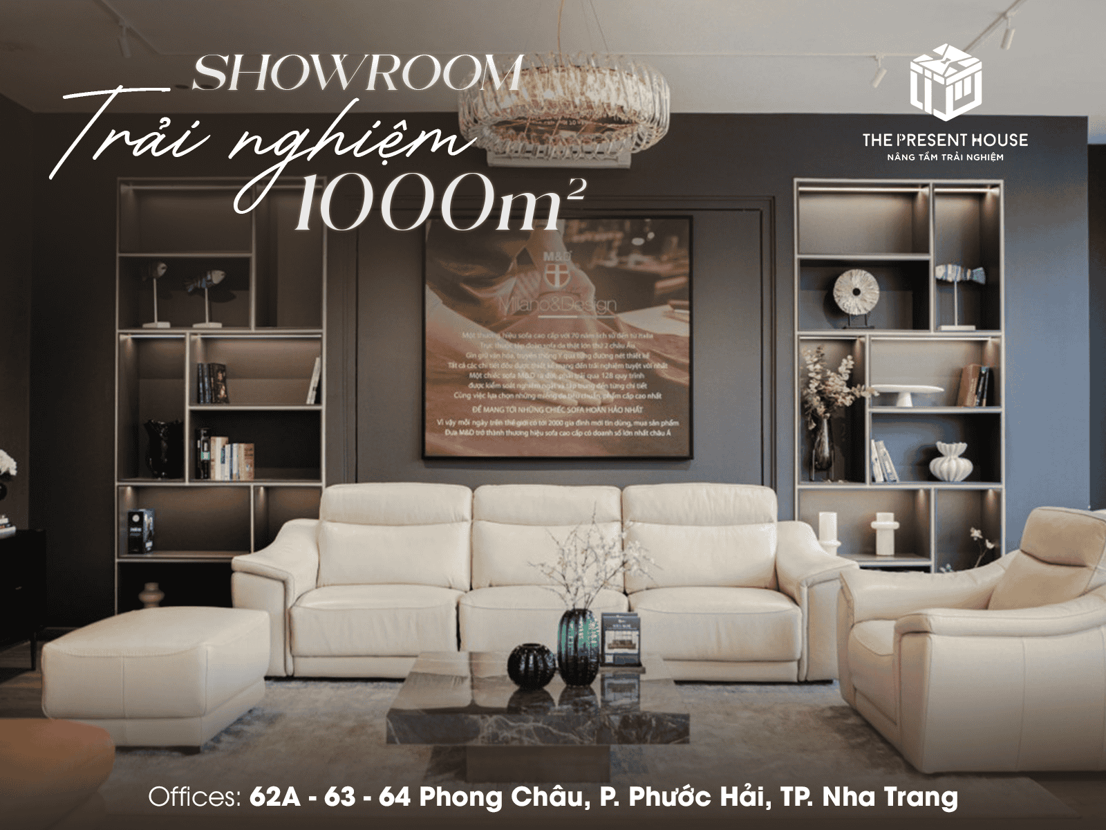 SHOWROOM TRẢI NGHIỆM 1000M²