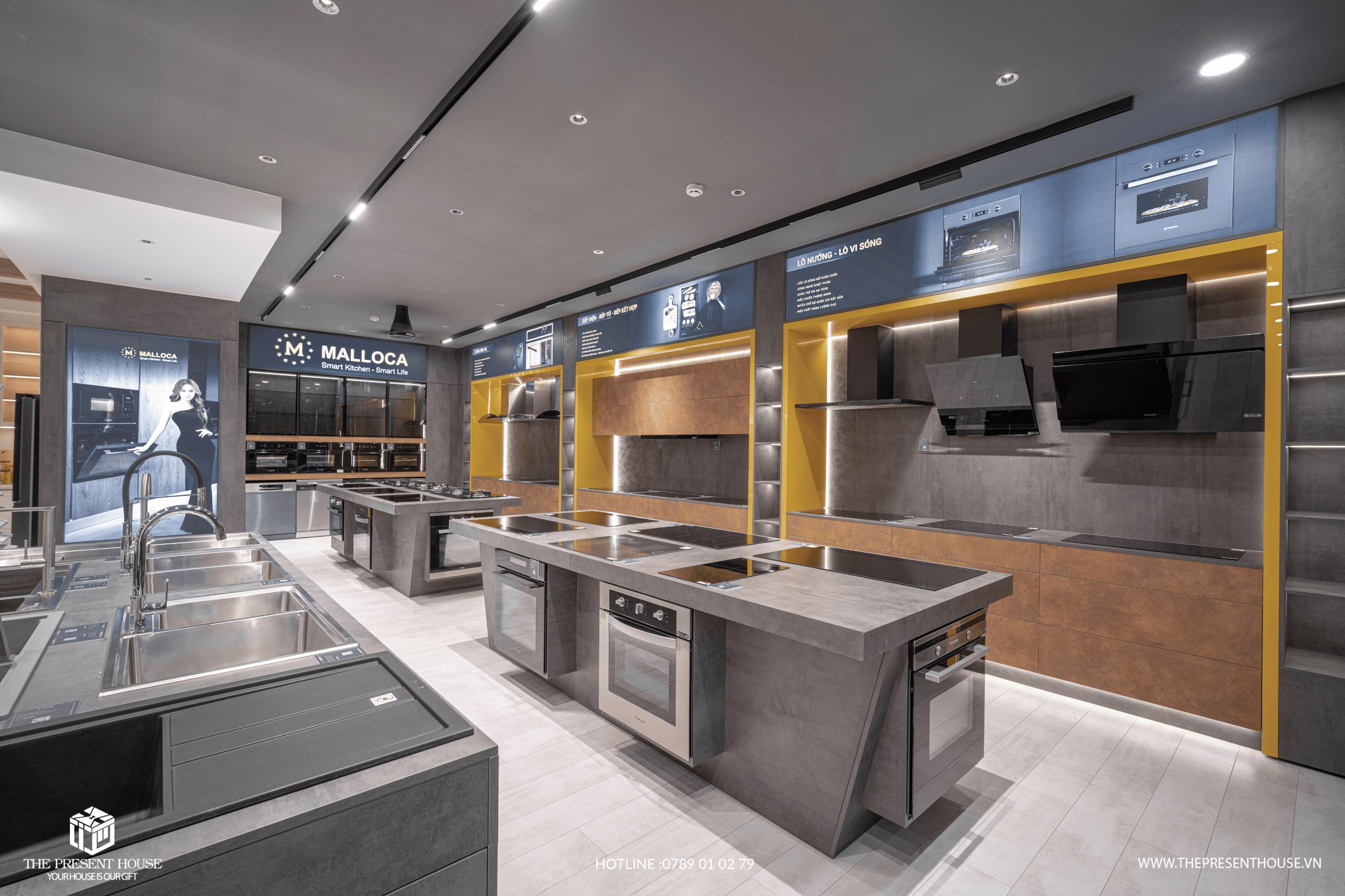 showroom thiết bị bếp Nha Trang, báo giá thiết kế và thi công tủ bếp mới nhất 3