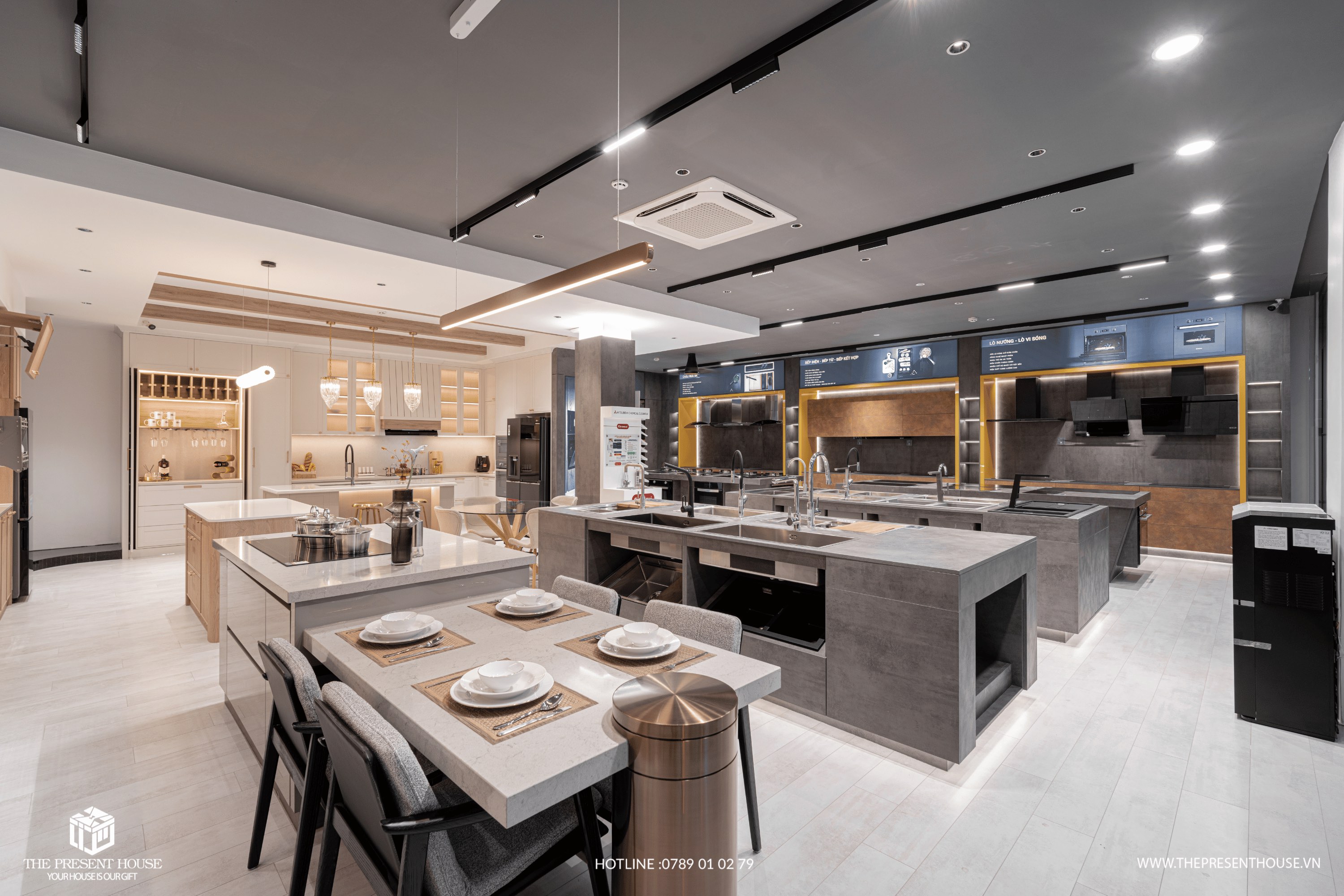 showroom thiết bị bếp Nha Trang, báo giá thiết kế và thi công tủ bếp mới nhất 4