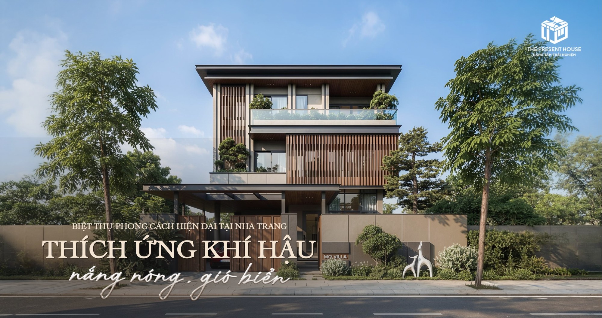 Biệt Thự Phong Cách Hiện Đại Tại Nha Trang: Thích Ứng Khí Hậu Nắng Nóng, Gió Biển