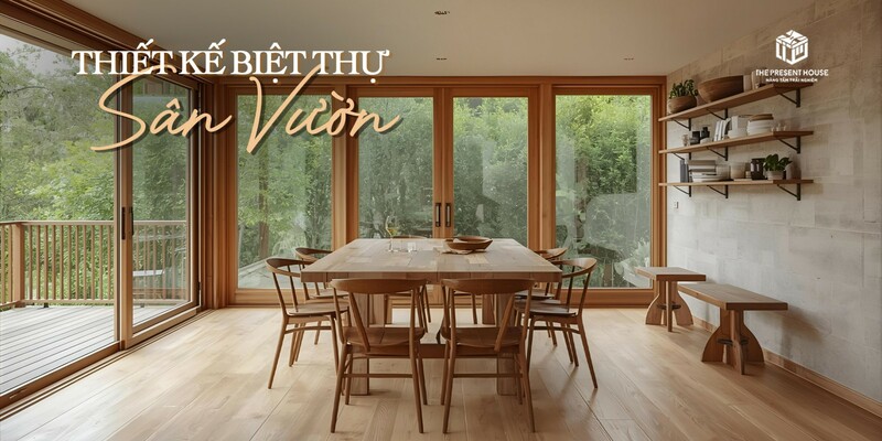 Thiết Kế Biệt Thự Sân Vườn - Không Gian Sống Xanh, Sang Trọng Và Ấm Áp