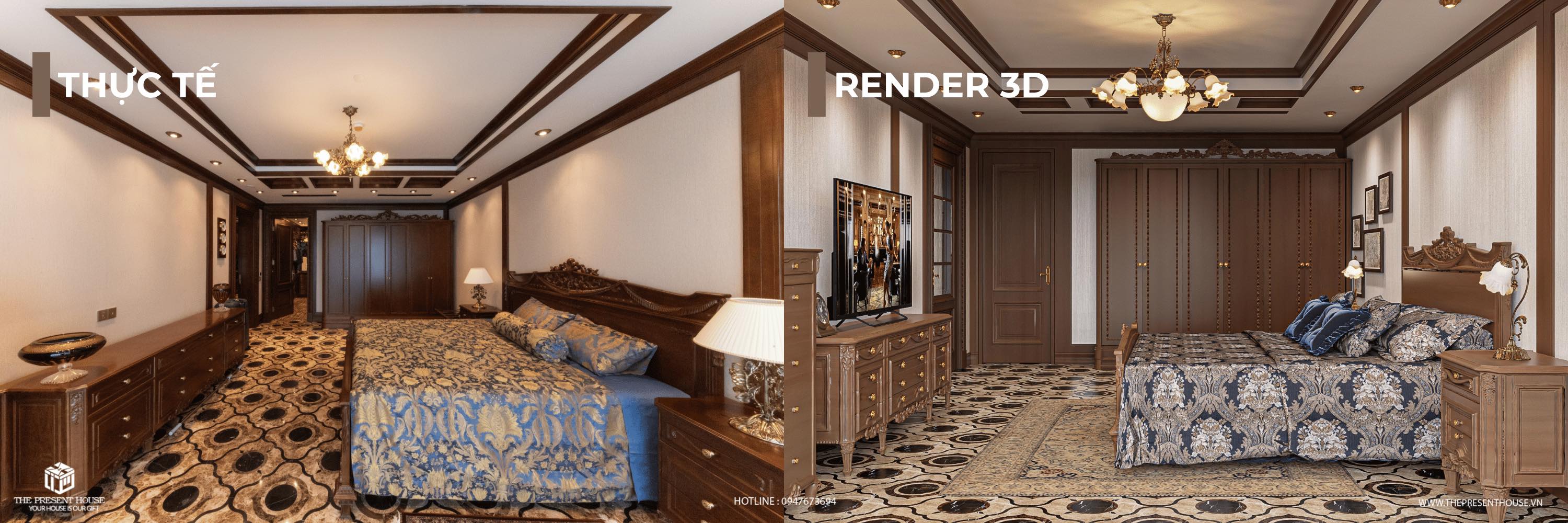 Thiết kế thi công căn hộ cao cấp, phong cách cổ điển tại Nha Trang 3