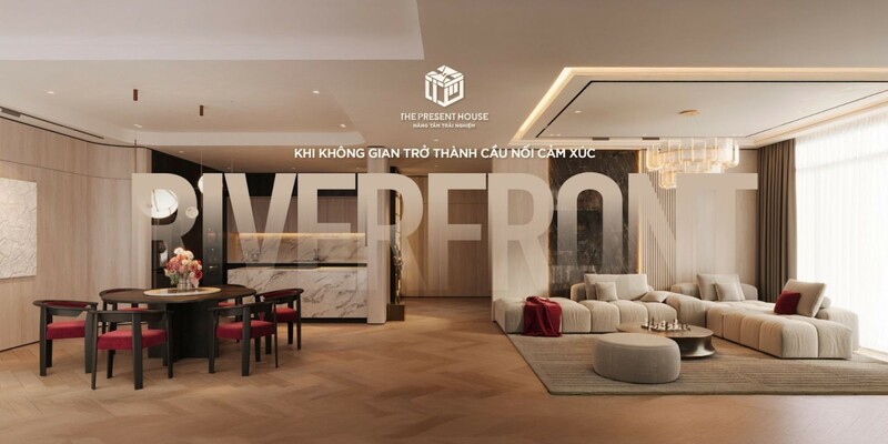 Thiết Kế Thi Công Nội Thất Phòng Khách Đẹp, Hiện Đại Chuẩn Gu Tại The Present House
