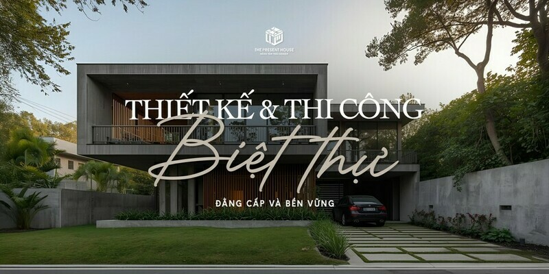 Thiết kế & Thi công Biệt thự - Đẳng cấp & Bền vững