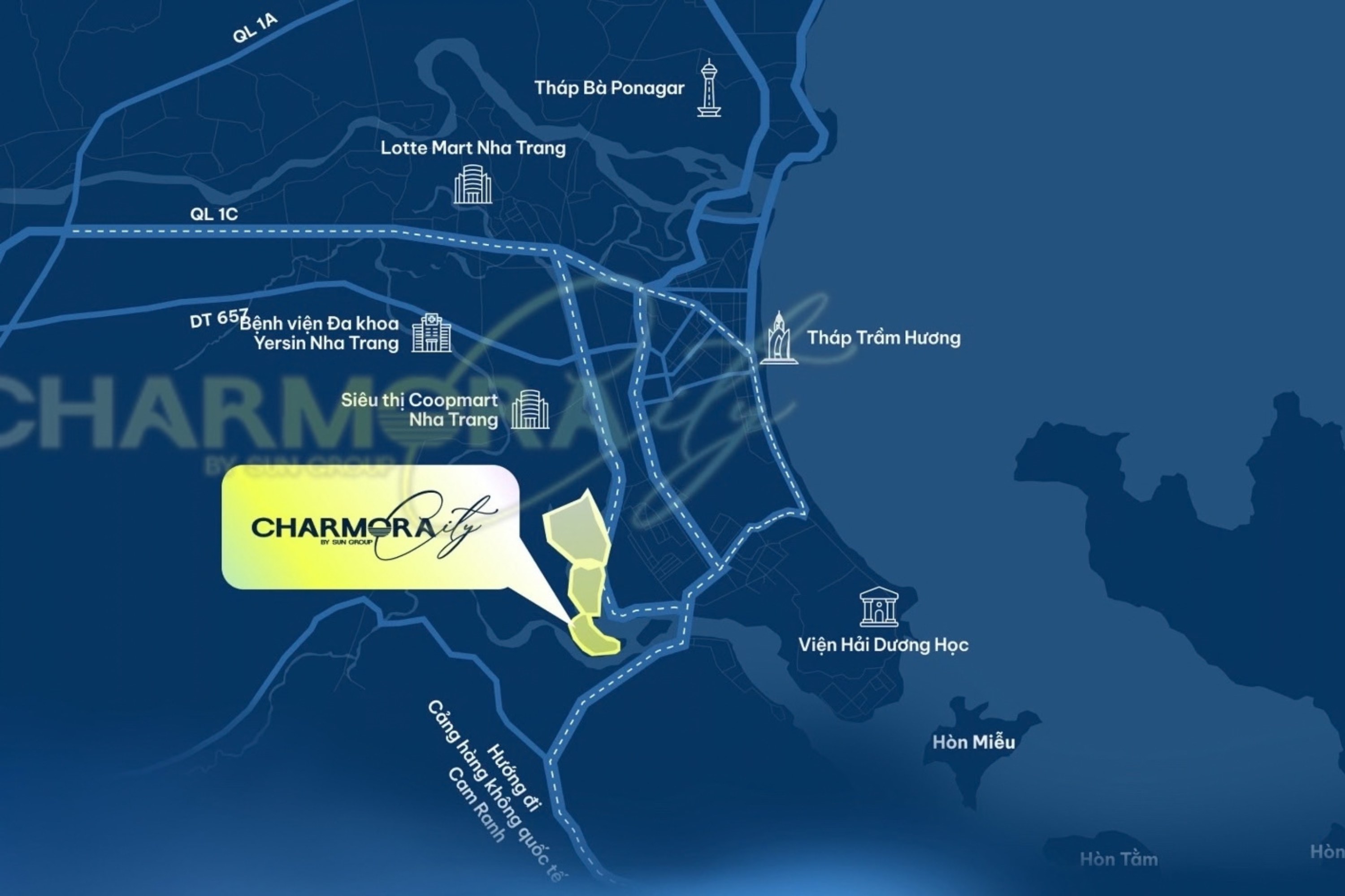 vị trí giao thông thuận lợi tại Charmora City