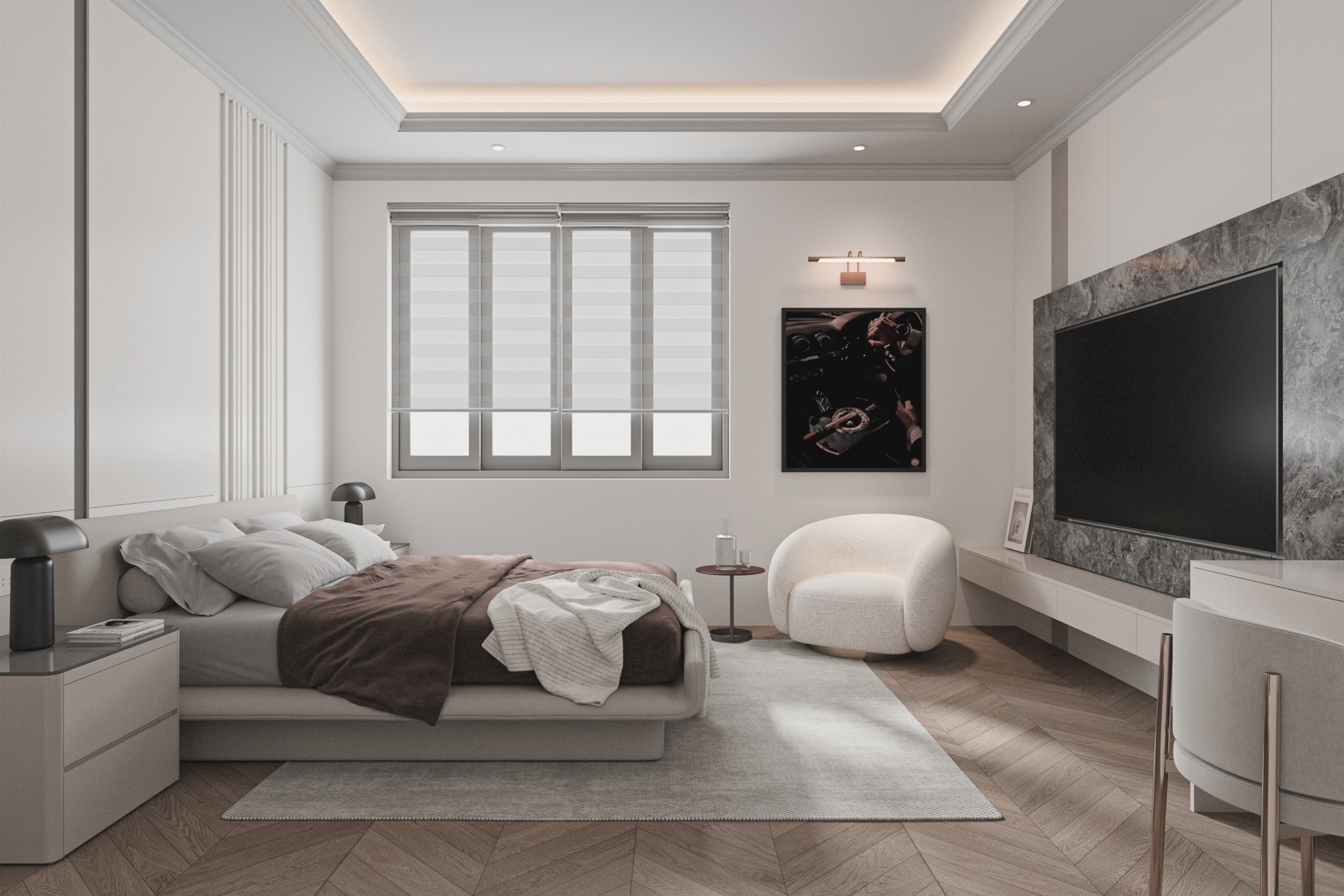 Phong cách nội thất hiện đại tối giản có thể áp dụng linh hoạt cho nhiều loại hình dự án 2-1