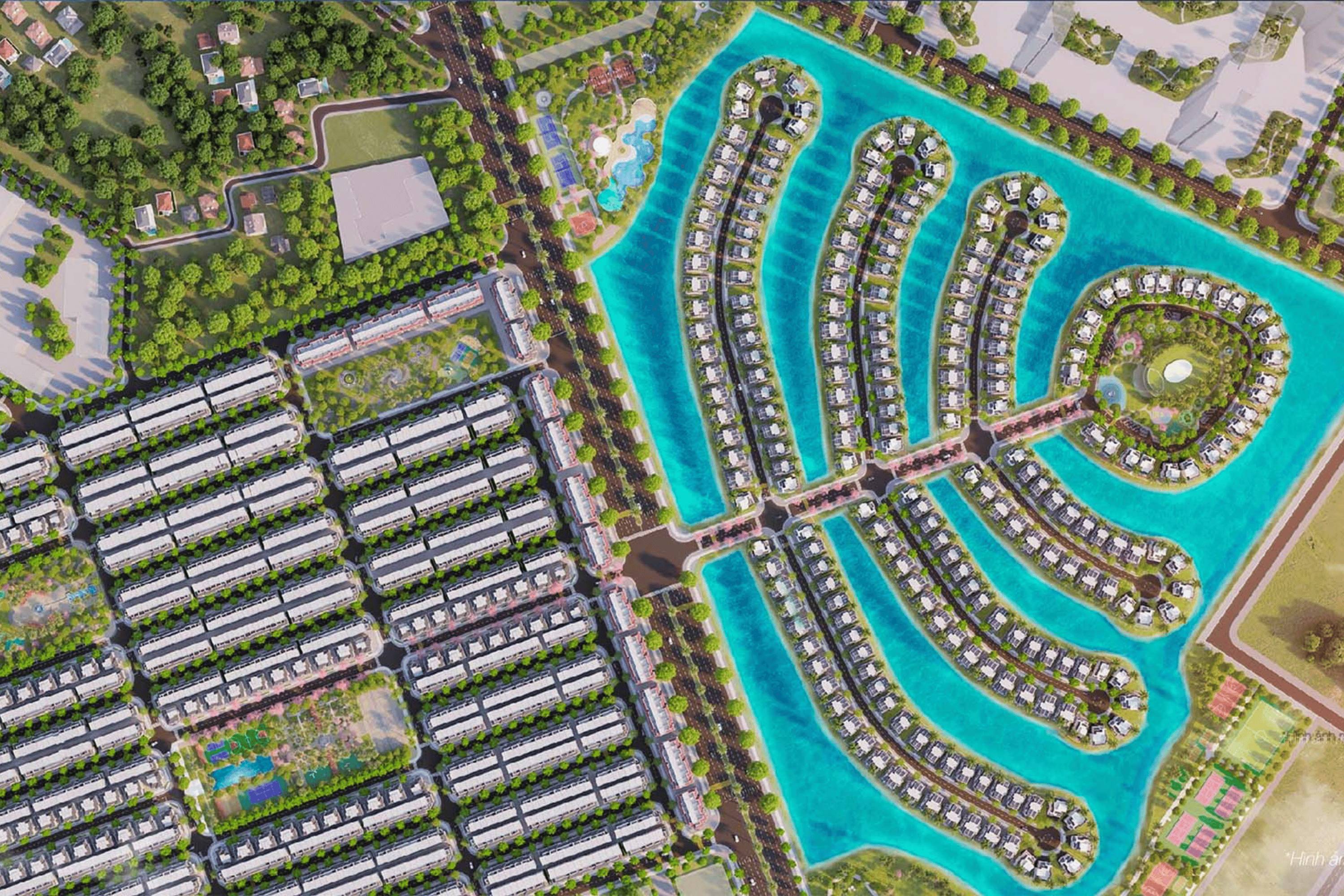 vinhomes-pearl-bay-nha-trang-mat-bang-phan-khu-biet-thu-dao-ho-nuoc