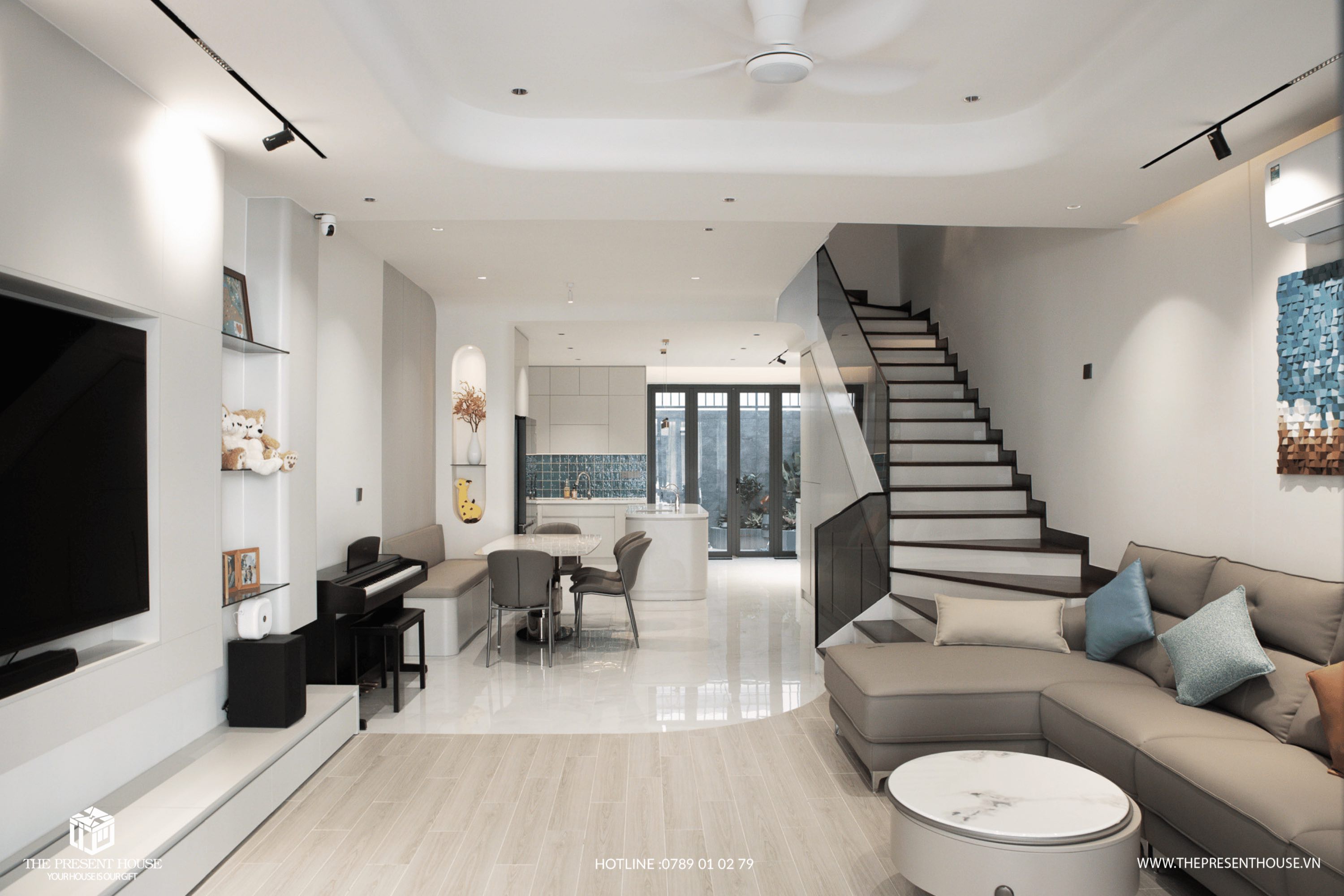 Xây dựng nhà ở KĐT Mỹ Gia gói 8 - thiết kế thi công bởi The Present House